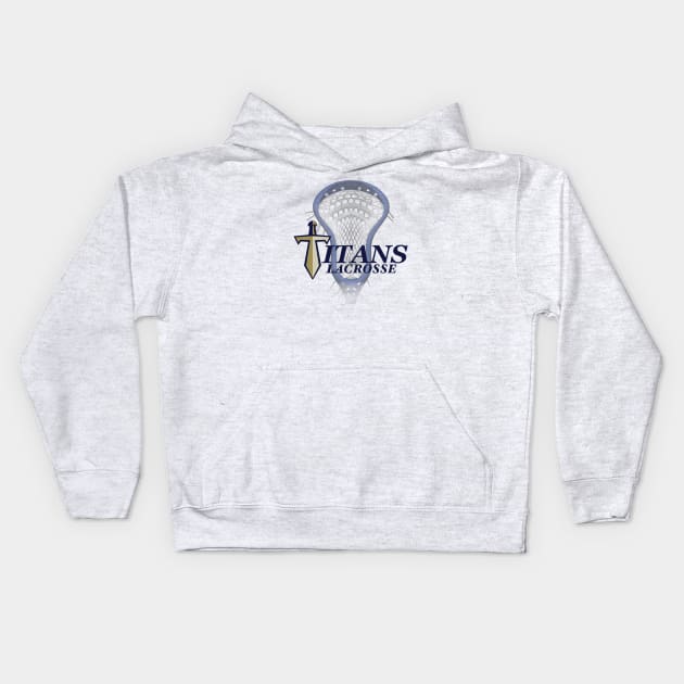 titans lax Kids Hoodie by 752 Designs